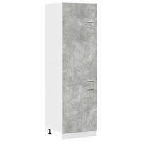 KÜHLUMBAUSCHRANK Lyon Betongrau 60/57/207 Cm Holzwerkstoff - Grau, Holzwerkstoff (57/207/60cm) - vidaXL