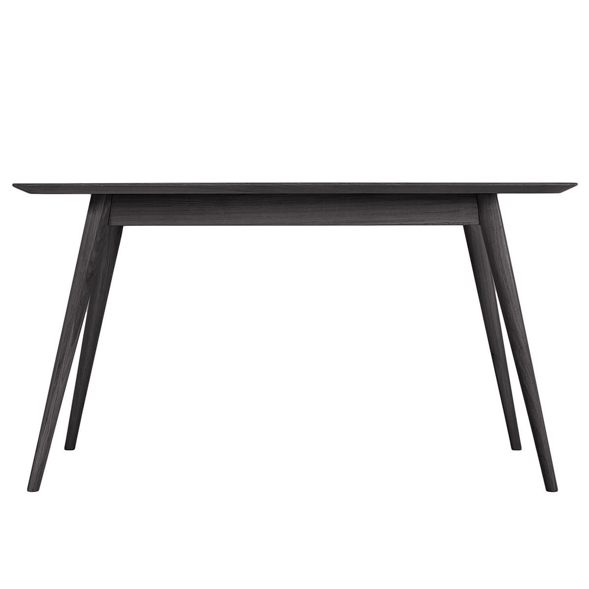 MASSIVER ESSTISCH - Massivholz - Eschefarben, Holz (90/140/75cm) - home24