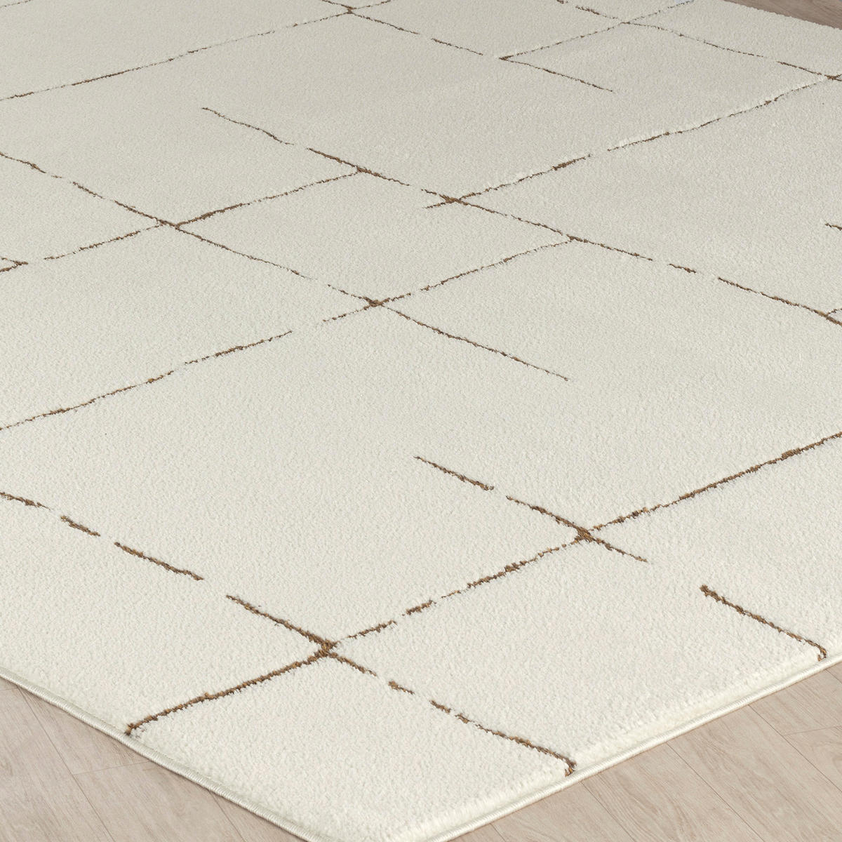 KURZFLORTEPPICH 160/213 cm Weiß - Weiß, Naturmaterialien/Textil (160/213cm) - LIVABLISS