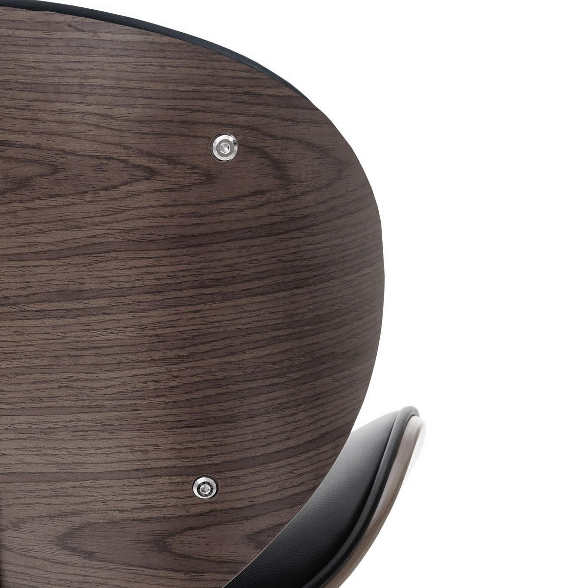 BARHOCKER höhenverstellbar mit Lehne Sitzhöhe 62-84cm Holz Bugholz Retro-Design Grau Kunstleder Schwarz - Grau, Kunststoff (49/116/47cm) - PROREGAL