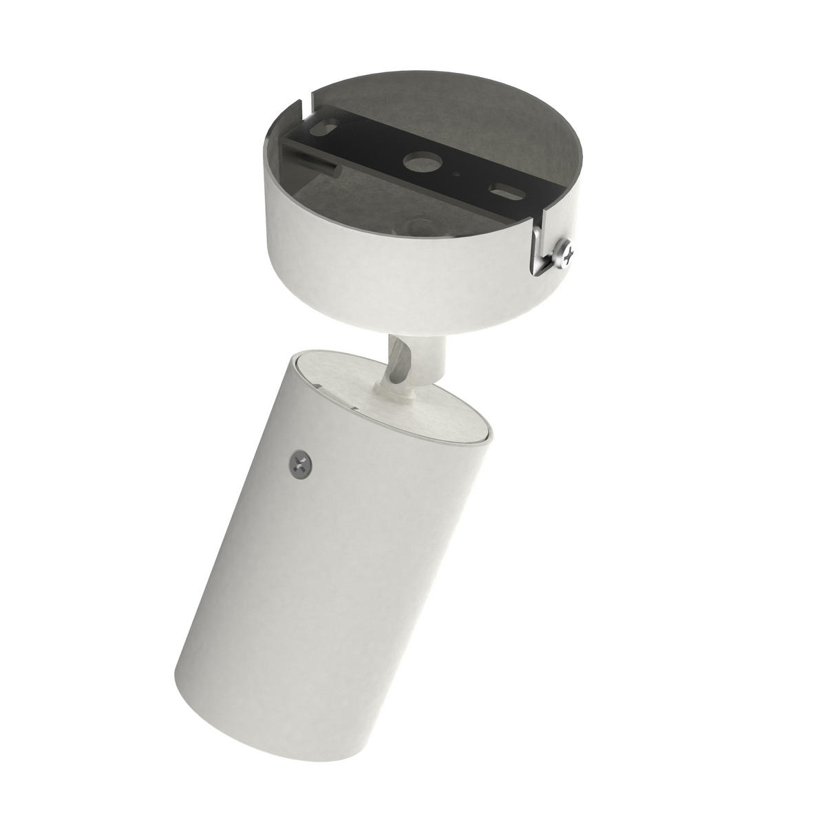 STRAHLER - Weiß, Metall (6/6/10cm) - Lumicom