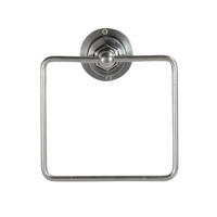 HANDTUCHHALTER Wandmontage Durand - 18/9/15 cm - Silberfarben, Metall (9/15/18cm) - Signature