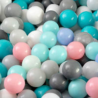 SPIELBÄLLE SPIN - Farbe: Pastell, Menge: 480 - Multicolor, Kunststoff (6/6/6cm) - Home Deluxe