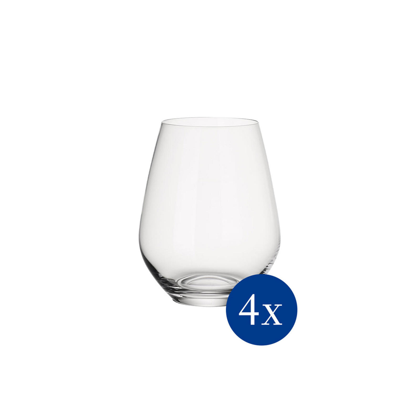 WASSERGLÄSER Ovid transparent 420 ml 4er Set - Transparent, Glas (0.42L) - Villeroy & Boch