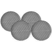 SPEISETELLER Takeo Circles schwarz-weiß ø 26,5 cm 4er Set - Schwarz/Weiß, Keramik (26.5cm) - Ritzenhoff Breker