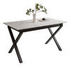 ESSTISCH ARTON II ausziehbarer Tisch 140-195 cm für 6-8 Personen - Multicolor/Schwarz, Holzwerkstoff/Metall (140/80/77cm) - Lookway