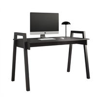 SCHREIBTISCH NOVO 120/68/82 cm, Schwarz - Schwarz, Holzwerkstoff/Metall (68/120/82cm) - Idohome