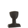 FIGUR LEA - Polyresin - Schwarz - Schwarz, Glas/Naturmaterialien (16.5/31/23.5cm) - J-Line