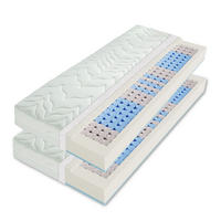 TASCHENFEDERKERMATRATZE 160x200 H3 H4, Höhe 21cm - Matratze 160x200 (2er-Set) mit waschbarem Bezug - Weiß, Textil (160/200cm) - Sleepneo