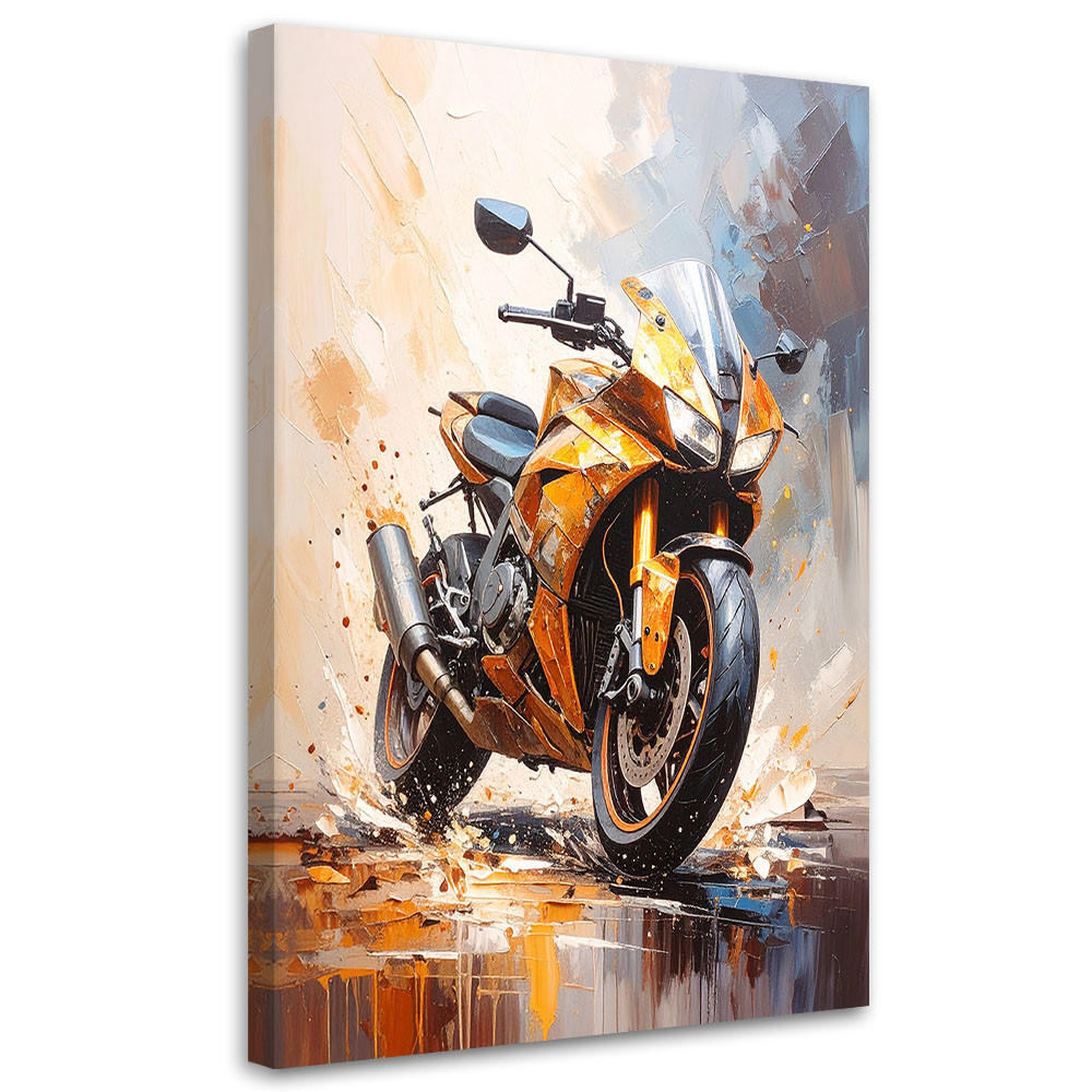 Feeby Leinwandbild Beige 60x90 cm