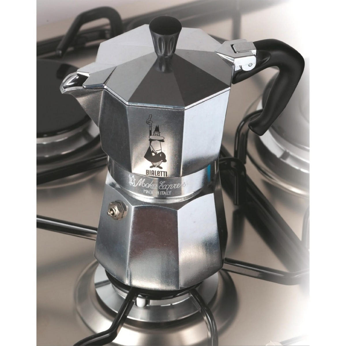 KAFFEEMASCHINE Percolator Moka Express 18 Tassen - Silberfarben, Metall (2/32/12cm) - Bialetti