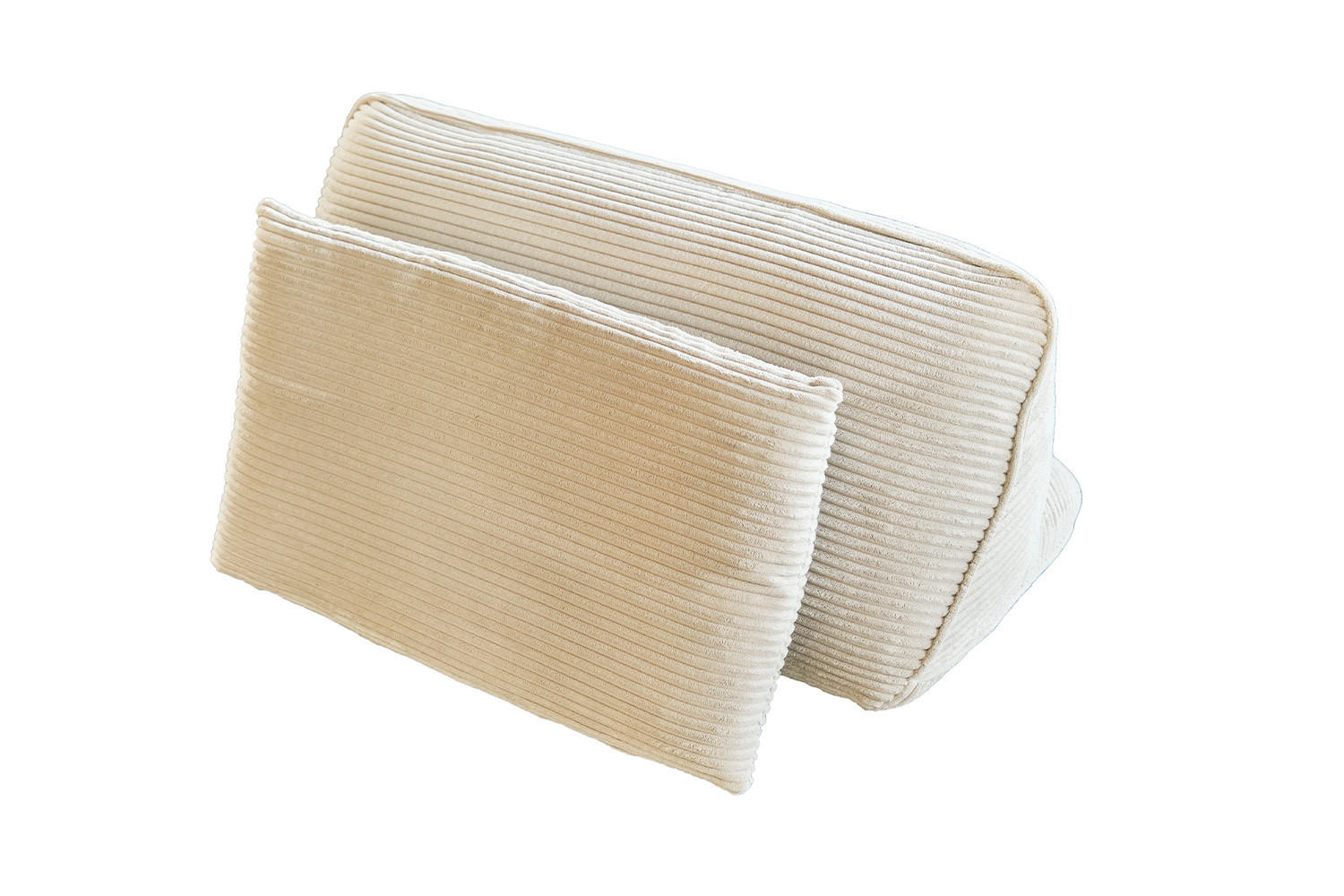 RÜCKENKISSEN WIOLO SOFT Cremeweiß Cord - Creme, Textil (83/46cm) - KAWOLA