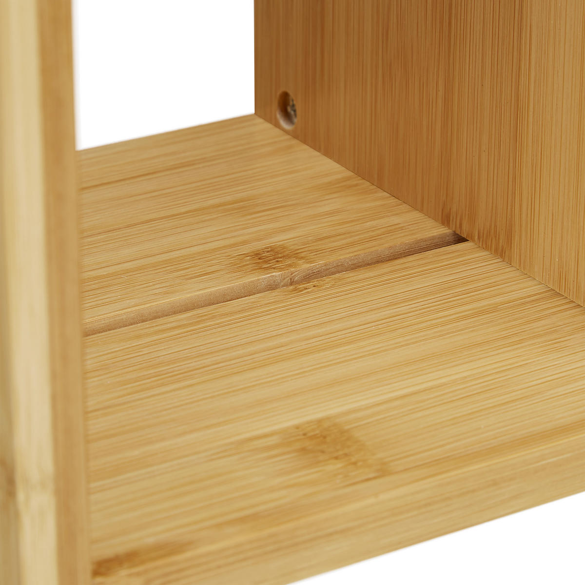 TISCHREGAL - Hellbraun, Holz (16/53/40cm) - Relaxdays