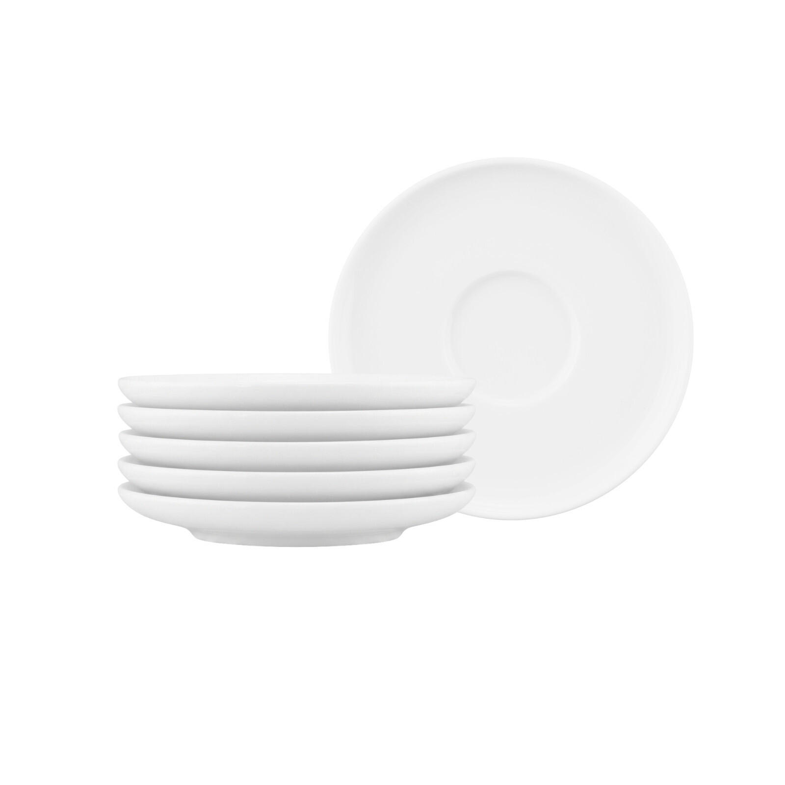 KOMBI-UNTERTASSEN Sento Home weiß ø 16,2 cm 6er Set - Weiß, Keramik (16.2cm) - Seltmann Weiden