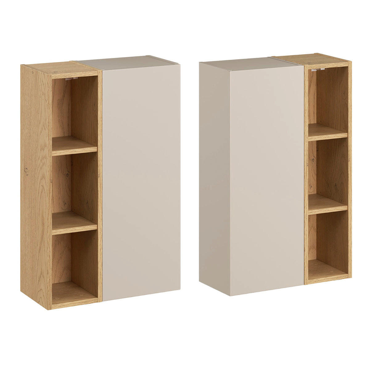 VISEĆI ORMARIĆ Azel Kašmir - bež, drvni materijal (50/160/26cm) - Petits-meubles