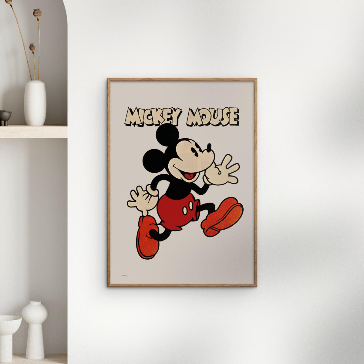 Thumbnail - Poster&Frame Poster, Beige, Eiche, Papier, Kunststoff, Holz, 70x100 cm, gerahmt, Bilder und Zubehör, Wandbilder, Gerahmt...