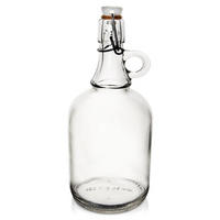 GLASFLASCHE Tragegriff 500 ml Transparent - Transparent, Glas (8.5/21/8.5cm) - Orion 