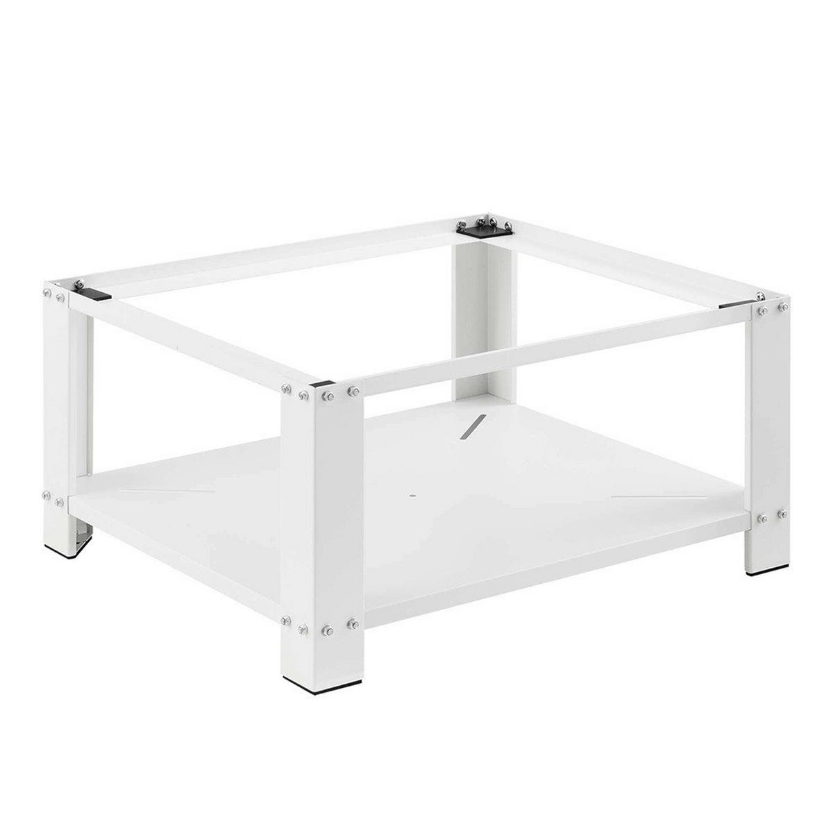 WASCHMASCHINENSCHRANK mit Stauraum 63 x 54 x 31 cm - Weiß, Metall (54/31/63cm) - IVOL