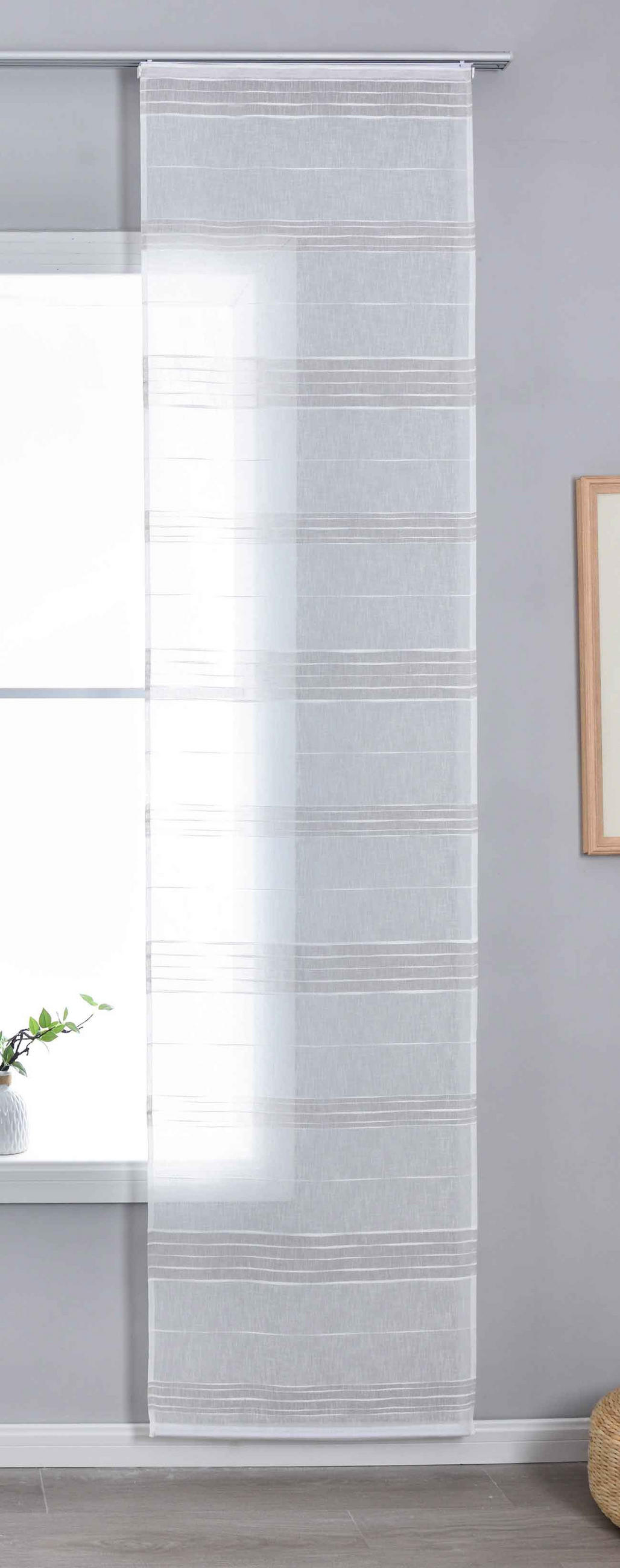 FLÄCHENVORHANG »Frankfurt« HxB 245x60 cm Taupe - Taupe, Textil (60/245cm) - Gardinenbox