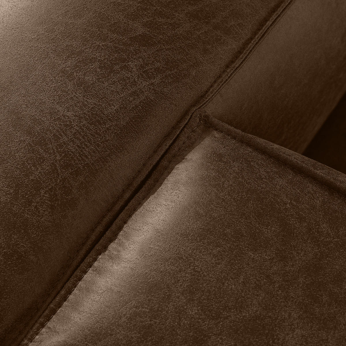 ECKSOFA LINKS FEROX, Dunkelbraun - Dunkelbraun, Holz/Holzwerkstoff (300/175cm) - KONSIMO®