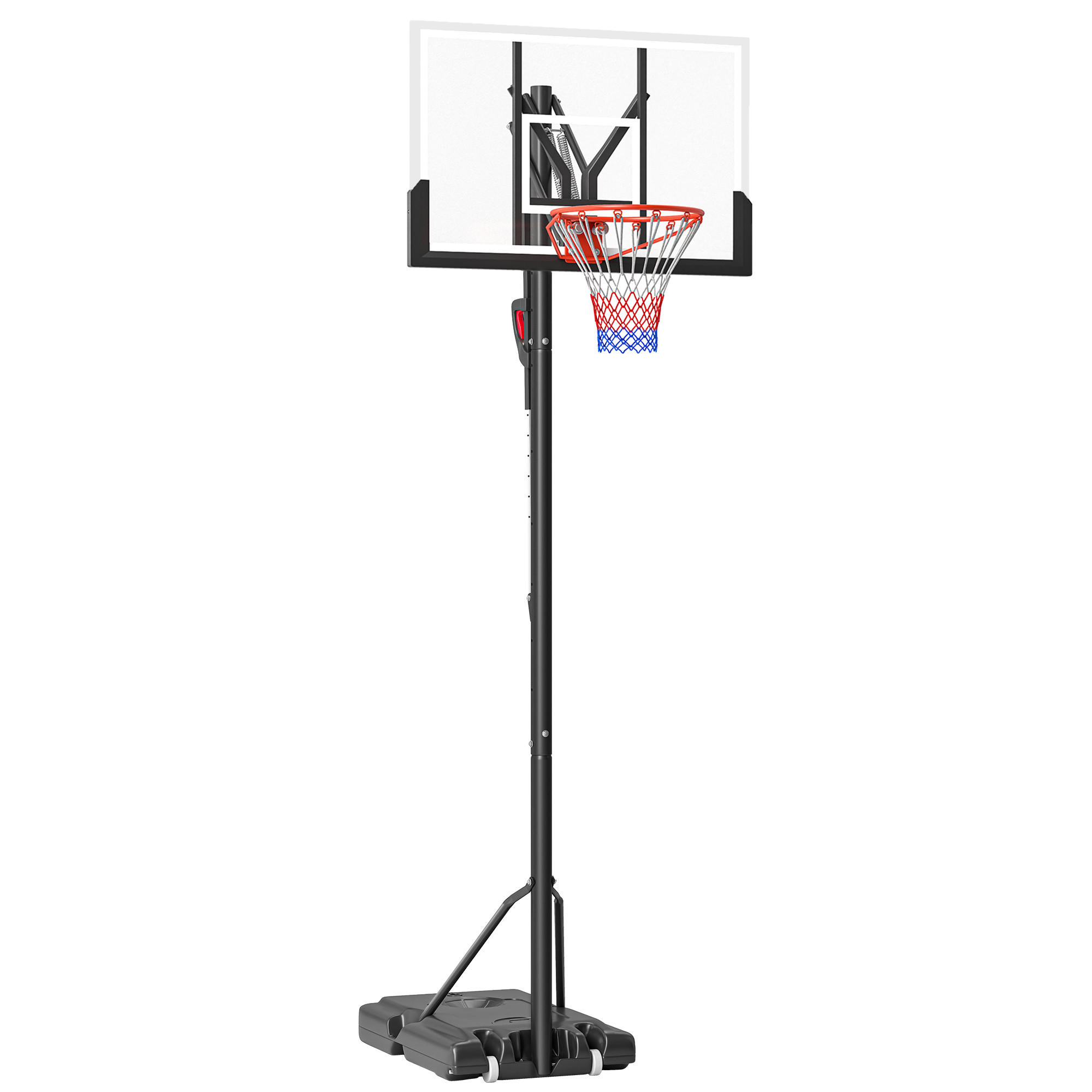 BASKETBALLKORB - Schwarz, Metall (60/90cm) - SPORTNOW