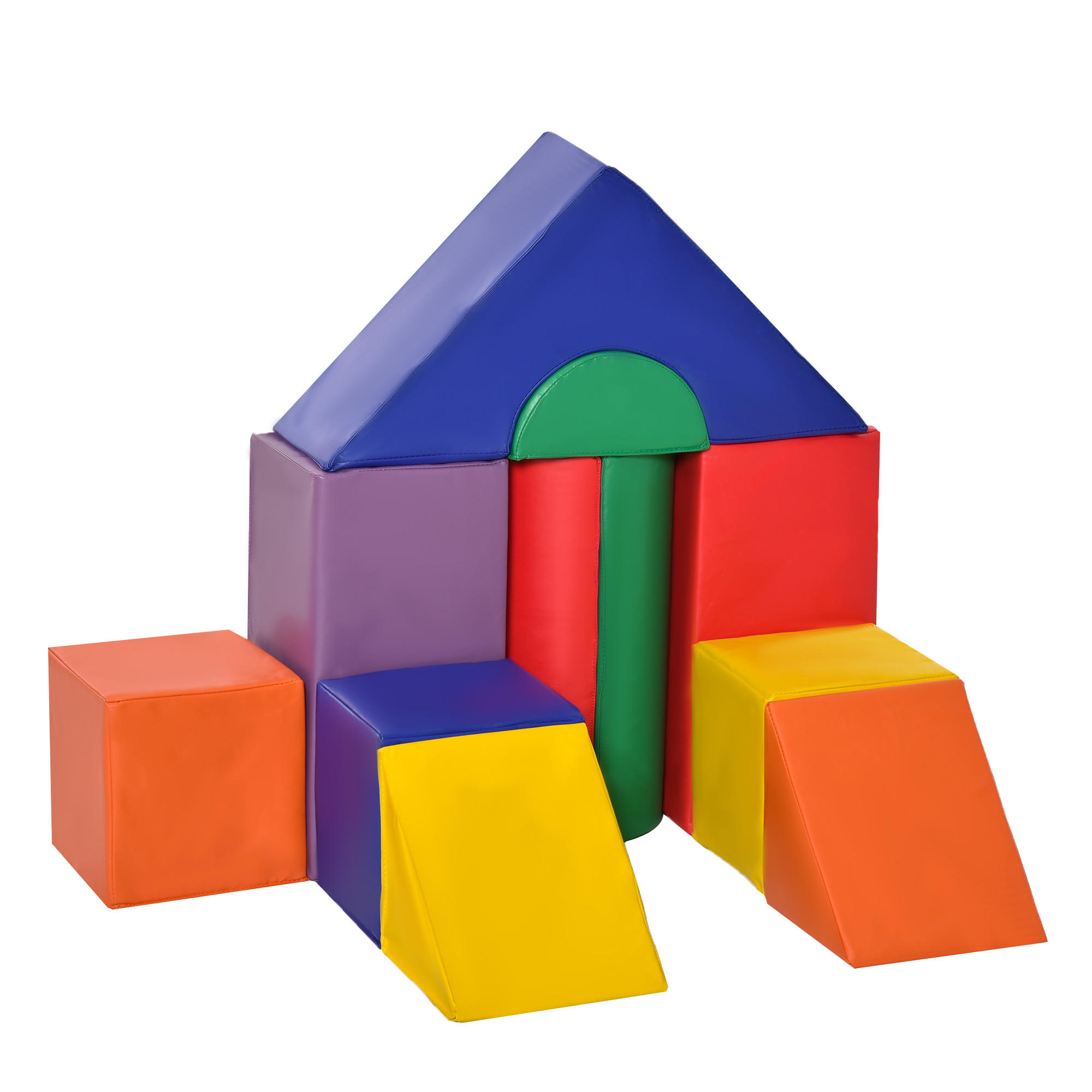 BAUSTEINSET - Multicolor, Kunststoff (25/25cm) - HOMCOM