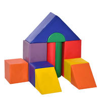 BAUSTEINSET - Multicolor, Kunststoff (25/25cm) - HOMCOM
