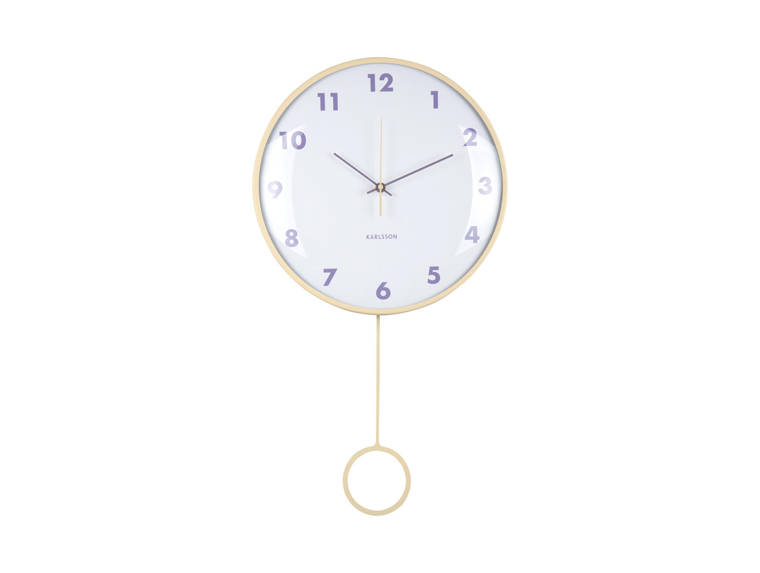 WANDUHR Cheeky Dome 7/35/61 cm - Gelb, Metall (35/61/7cm) - Karlsson
