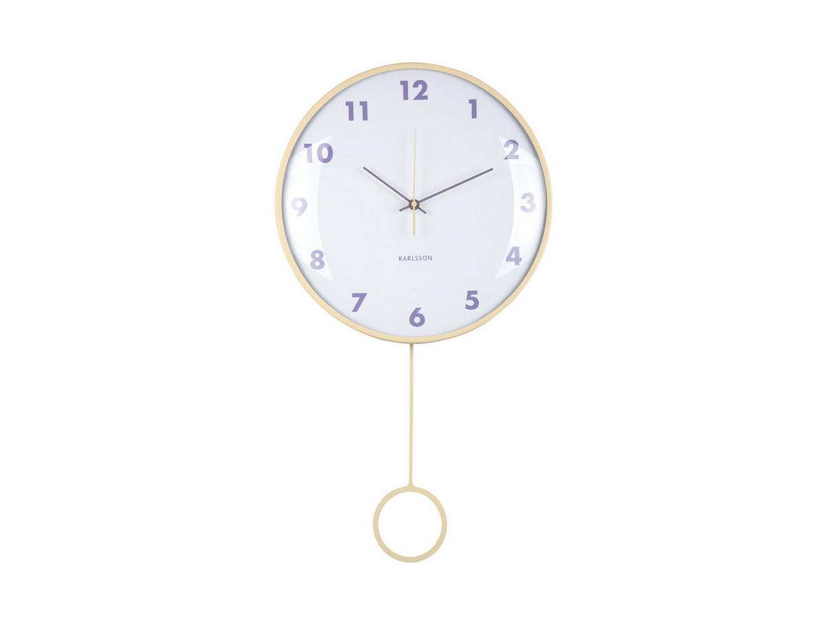 WANDUHR Cheeky Dome 7/35/61 cm - Gelb, Metall (35/61/7cm) - Karlsson