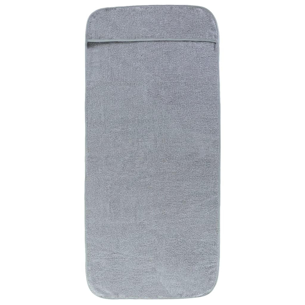 vidaXL Strandtücher Grau 60x135 cm