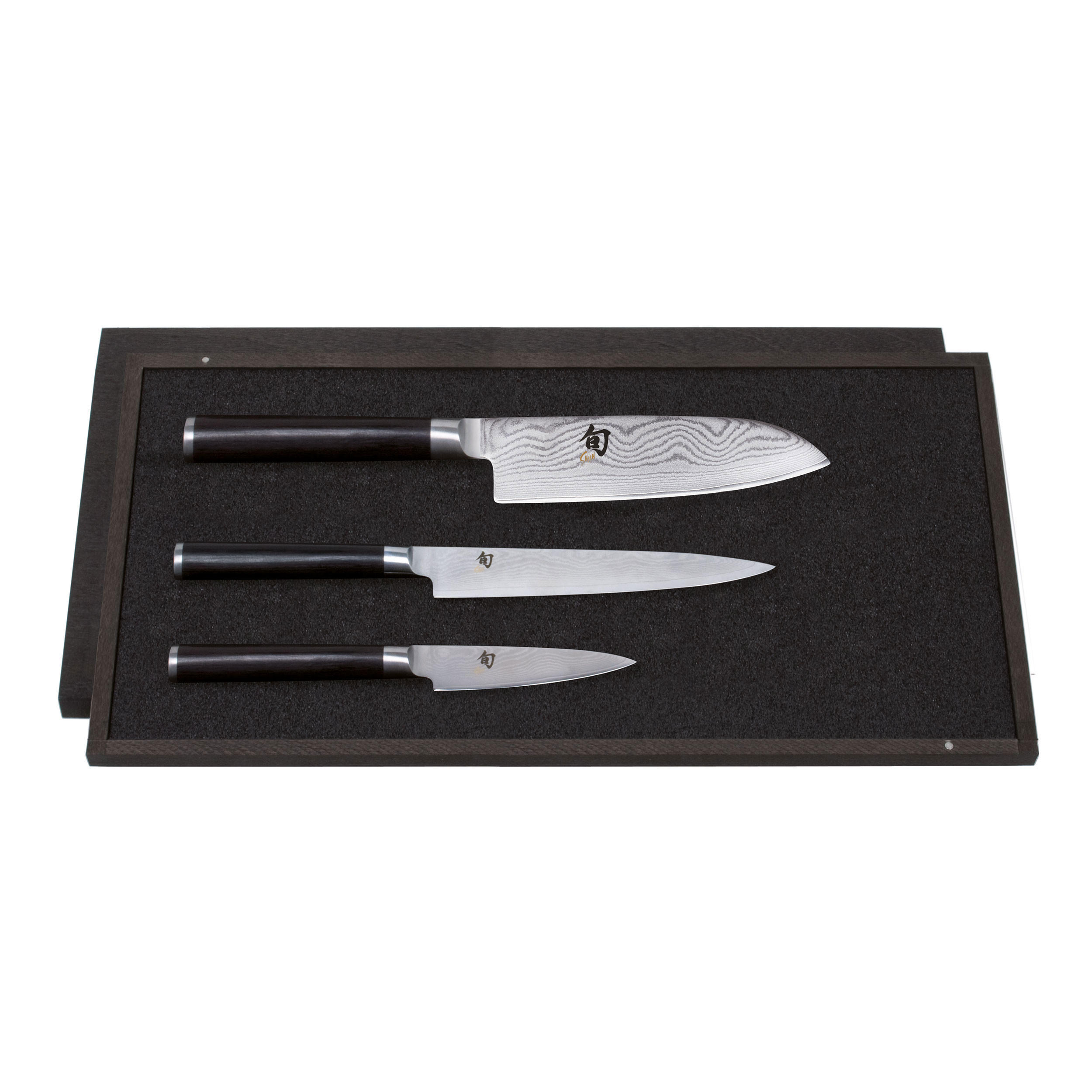 MESSER-SET Shun Classic, 3-tlg. - Silberfarben, Metall - Kai Messer