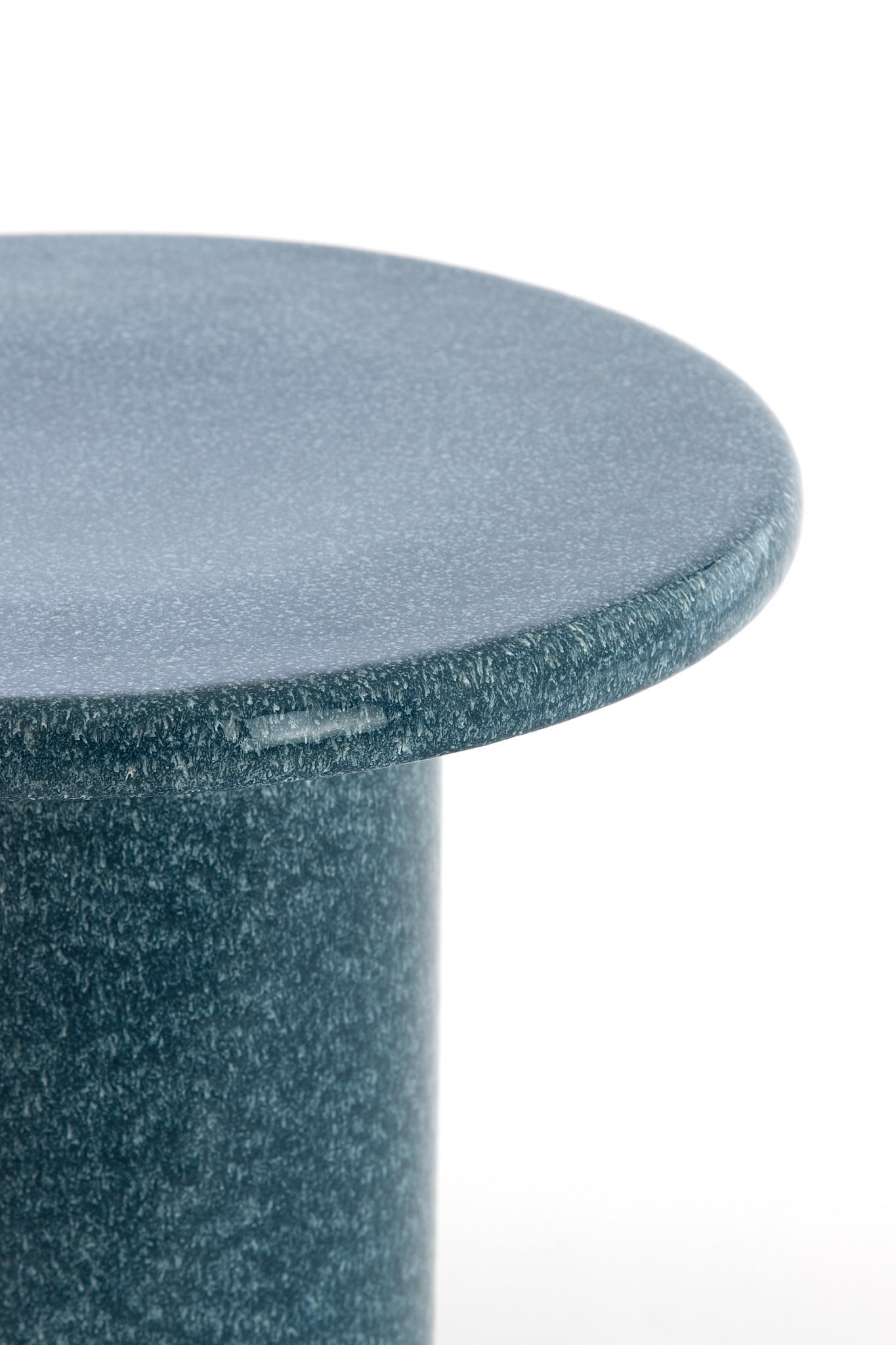 BEISTELLTISCH Tudo Blau Ø40,5/35,5 cm - Blau, Keramik (40.5/40.5/35.5cm) - Light & Living