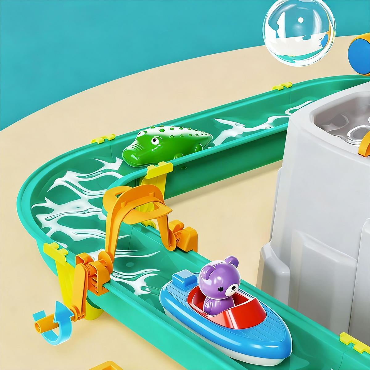 VODNÍDRÁHA - různobarevná, plast (71/101cm) - Relaxdays