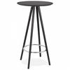 STEHTISCH Schwarz 60x60x110 cm - Buchefarben/Schwarz, Holz (60/110/60cm) - AlterEgo