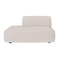RECAMIERE ohne Schlaffunktion - 1 Person - stoff - beige Camilio - Beige, Textil (130/74/97cm) - Vente-Unique