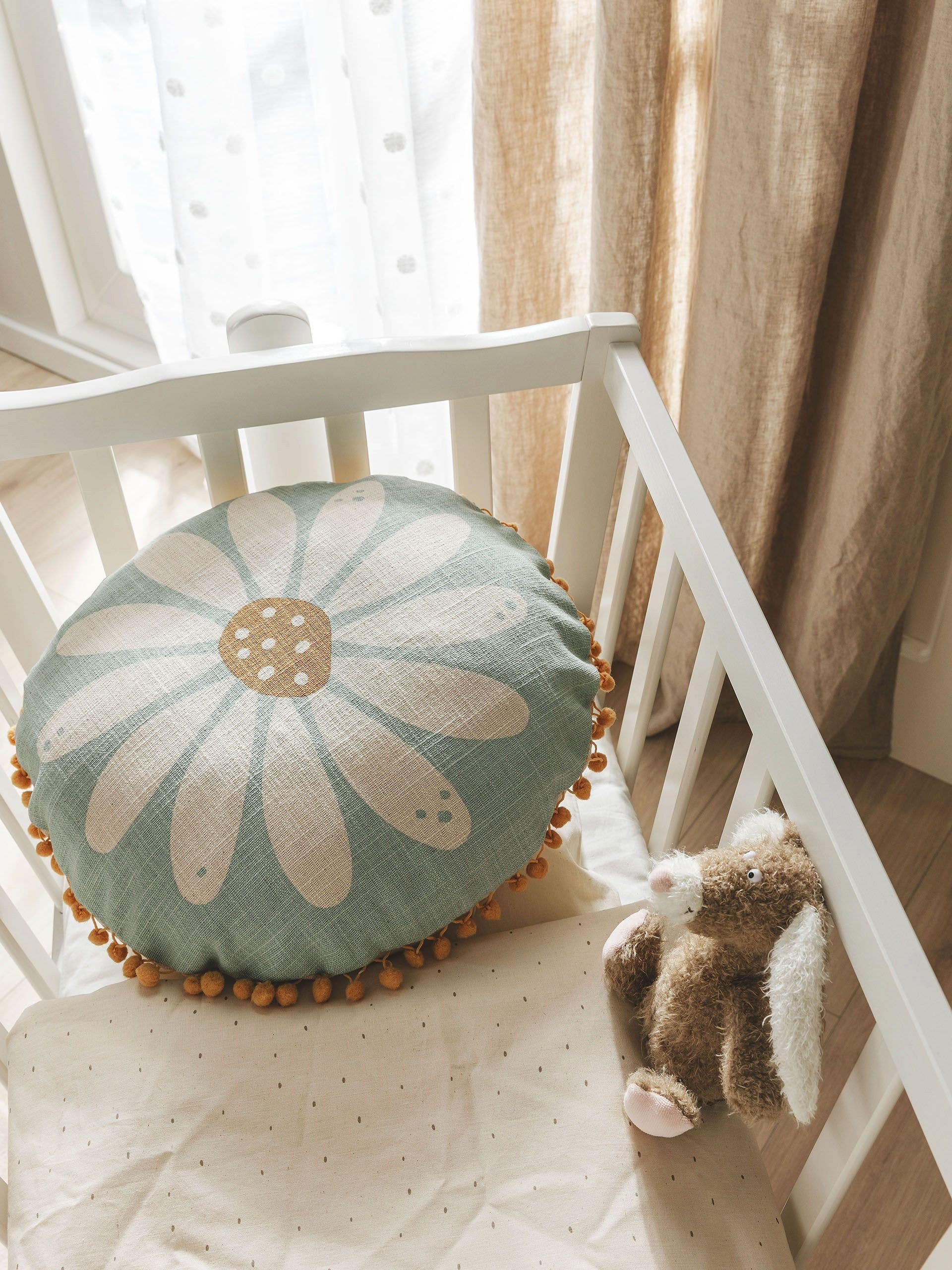 Thumbnail - Lytte Kissenbezug, Mehrfarbig, Textil, Rund, 40x40 cm, Schlaftextilien, Bettwäsche