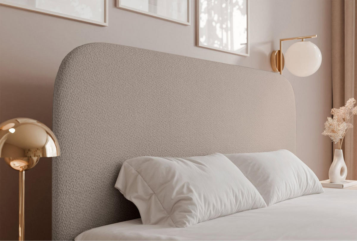 POLSTERBETT Sonvivo Beige Chenille 180x200 cm - Beige, Kunststoff/Textil (180/200cm) - Selsey