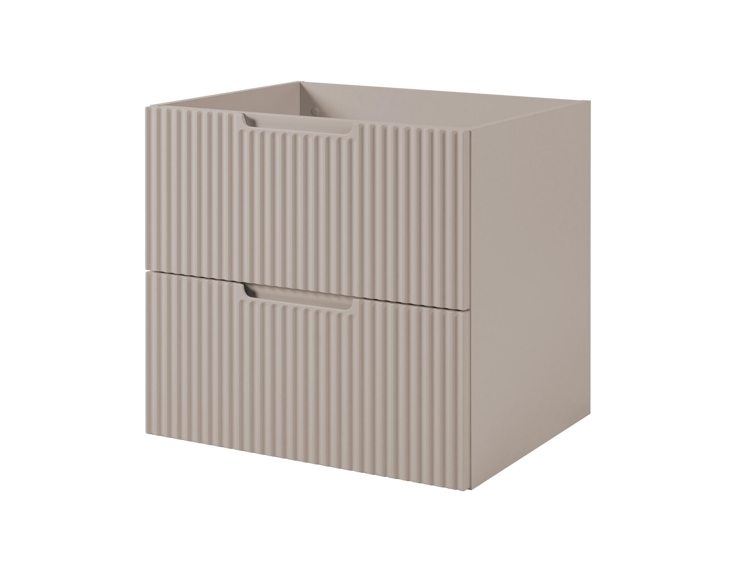 BADEZIMMERSCHRANK : Kaschmir, 60 x 57 x 46 cm - Beige, Holzwerkstoff (60/57/46cm) - 3XE LIVING
