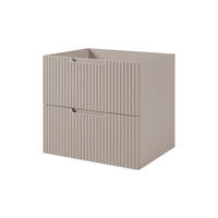 BADEZIMMERSCHRANK : Kaschmir, 60 x 57 x 46 cm - Beige, Holzwerkstoff (60/57/46cm) - 3XE LIVING