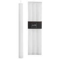 DUFTKERZE AURA - Weiß - 9 Std. - 6er set - Weiß, Paraffin (4.5/24/7cm) - J-Line