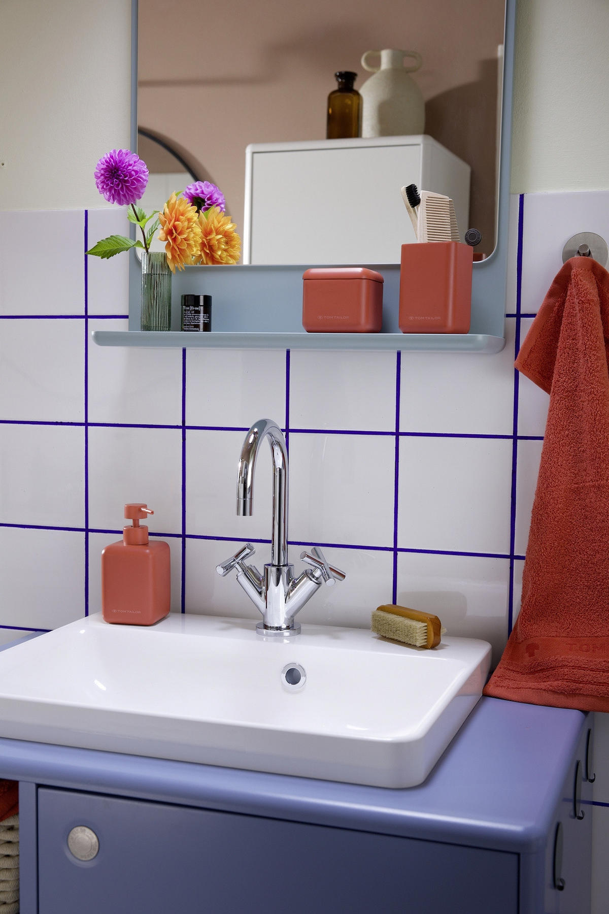 SEIFENSPENDER 380 ml - Rot, Kunststoff (7.2/15.5/8.5cm) - Tom Tailor