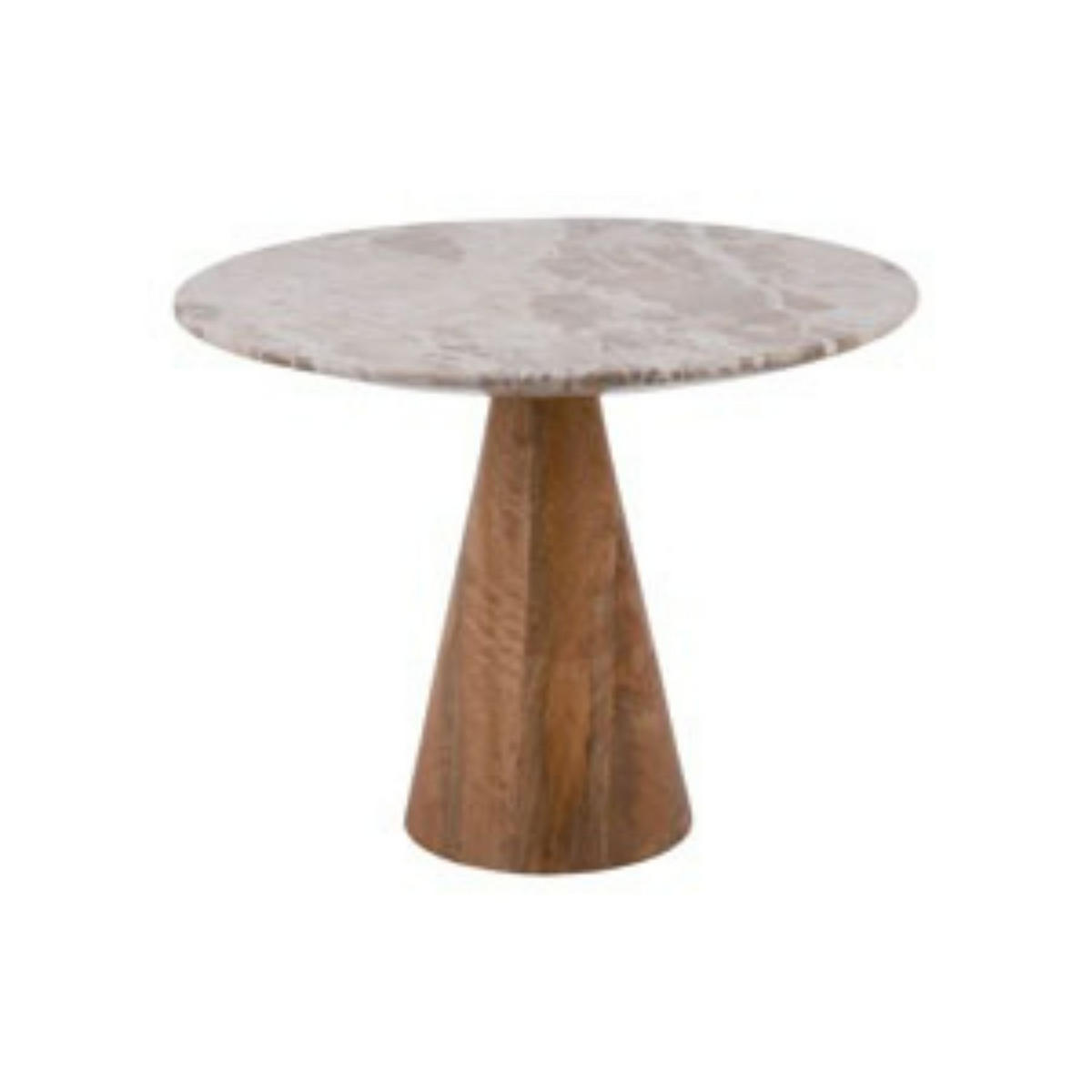 BEISTELLTISCH Force Braun 40/40/35 cm - Braun, Stein (40/40/35cm) - Leitmotiv