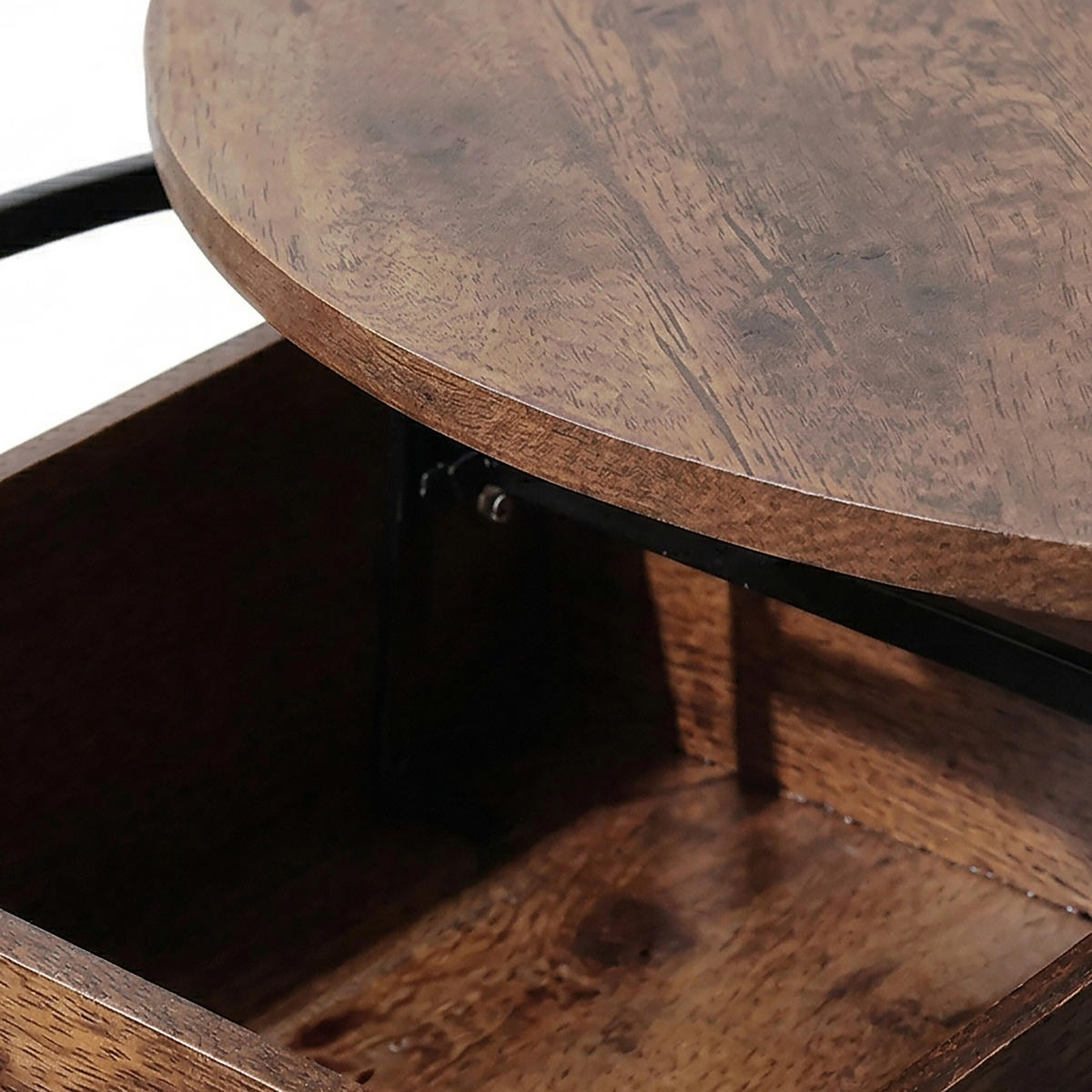 COUCHTISCH - Multicolor, Holzwerkstoff/Metall (80/80/46cm) - Relaxdays