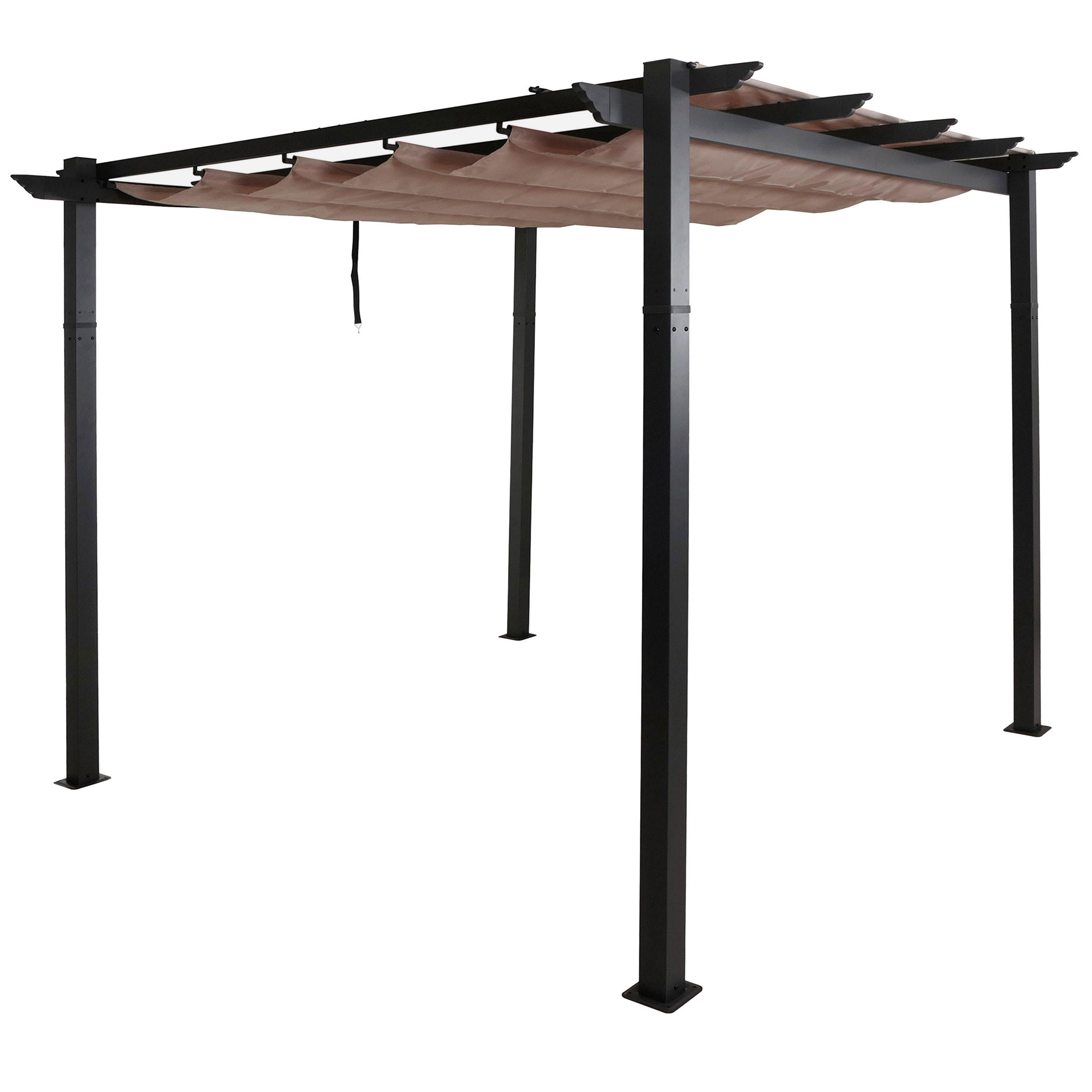 PERGOLA taupe - Taupe, Textil (300/240/300cm) - MCW