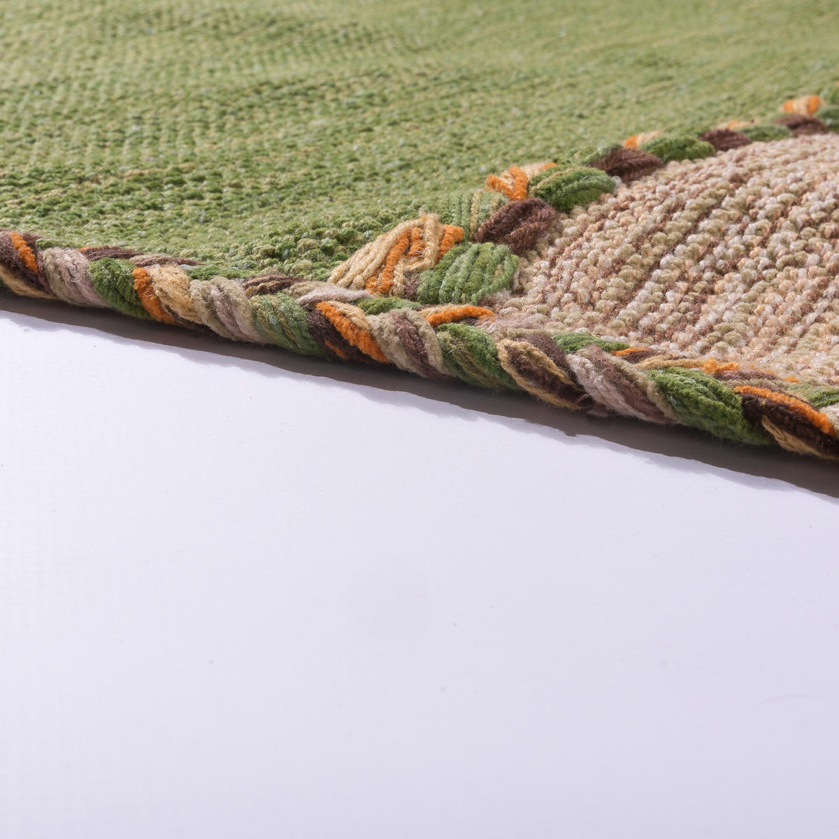 HOCHFLORTEPPICH 200/290 cm Kilim 217 - Grün, Textil (200/290cm) - Paco Home