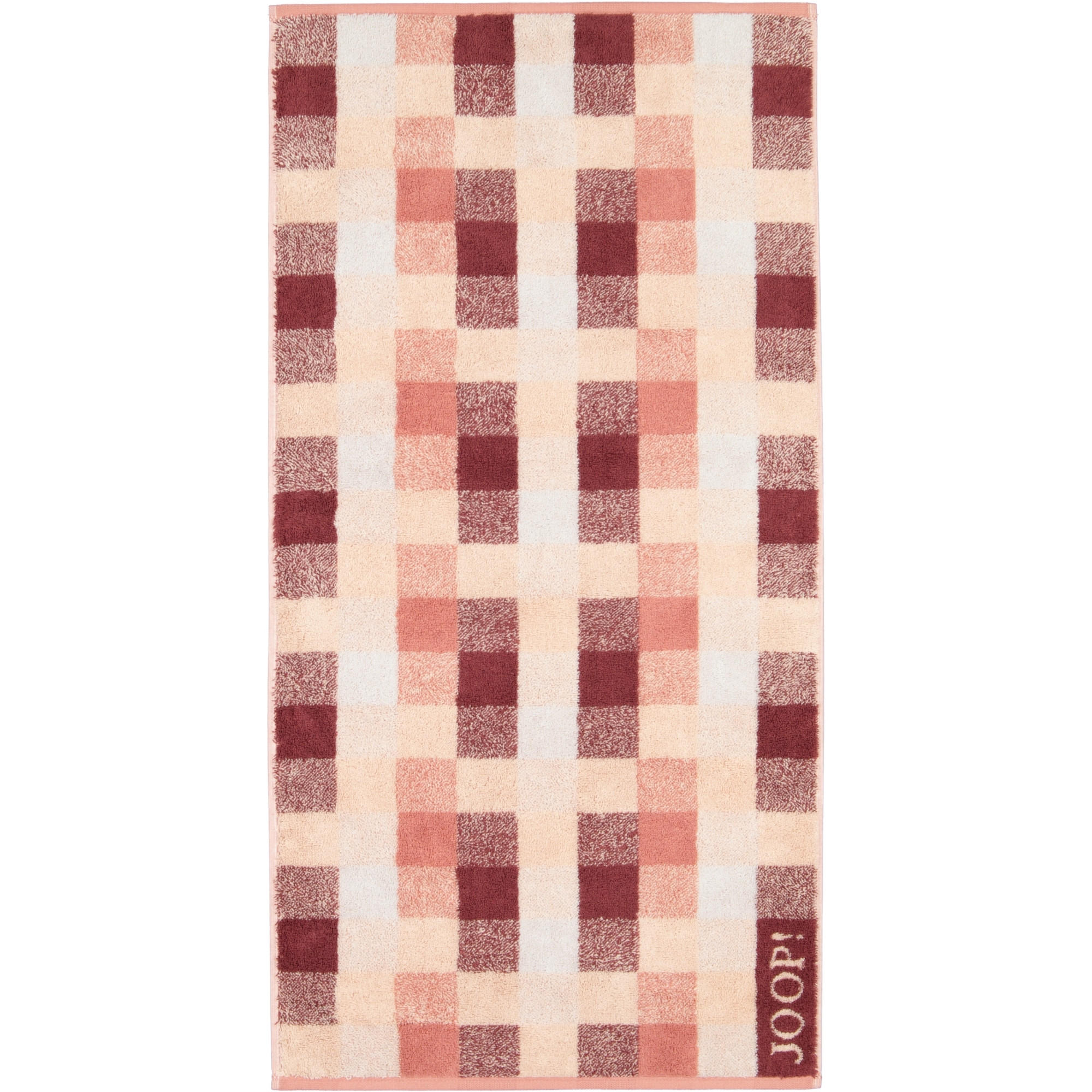 HANDTÜCHER VIBE KARO 1699 PUDER - 22 - Rosa, Textil (50/100cm) - Joop!