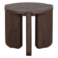 WOHNZIMMERTISCH Preffines S Nussbaumoptik Ø 50 cm - Nussbaumfarben, Holzwerkstoff (50/50/45cm) - Selsey