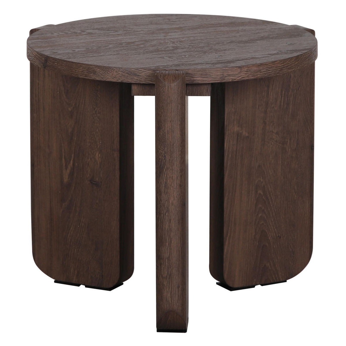 WOHNZIMMERTISCH Preffines S Nussbaumoptik Ø 50 cm - Nussbaumfarben, Holzwerkstoff (50/50/45cm) - Selsey