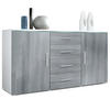 SIDEBOARD Verona Avola-Anthrazit - Anthrazit, Holzwerkstoff (139/72/35cm) - Vladon