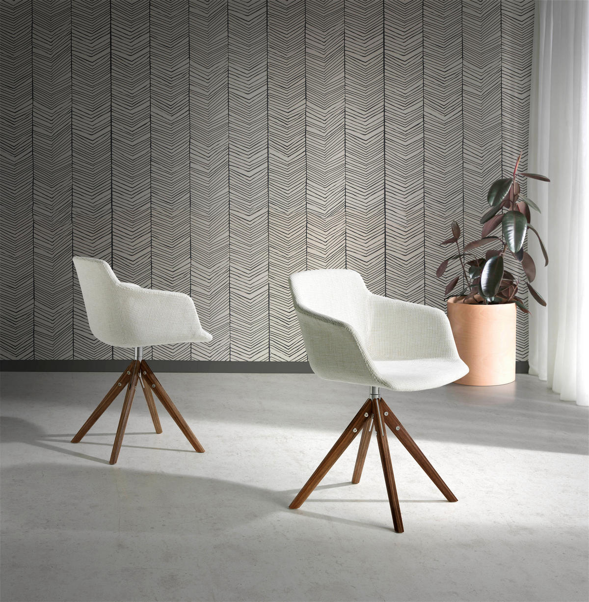 ESSZIMMERSTUHL Stoff Beige - Beige, Textil (58/81/54cm) - ANGEL CERDA